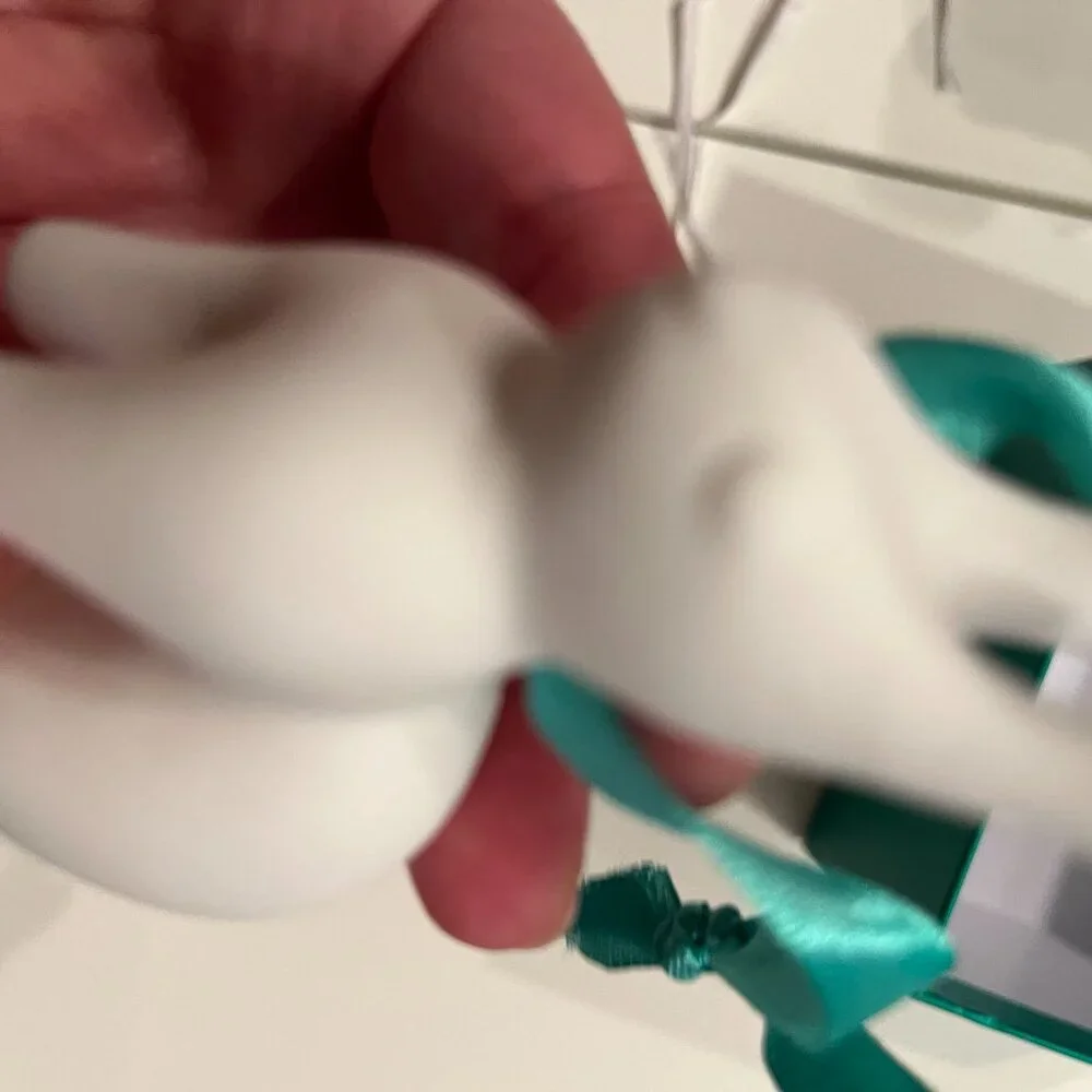 Jonathan Adler Menagerie Rabbit Ornament Porcelain Easter‎ Decor Gift (new/x)